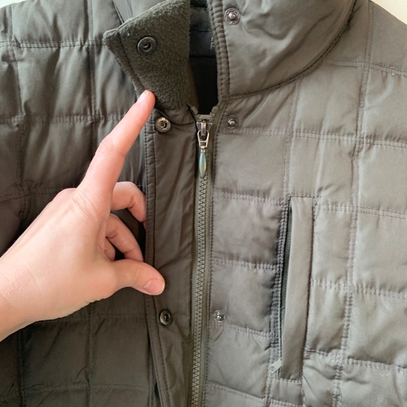 Kenneth Cole Reaction Dark Green Down Jacket - Picture 7 of 15